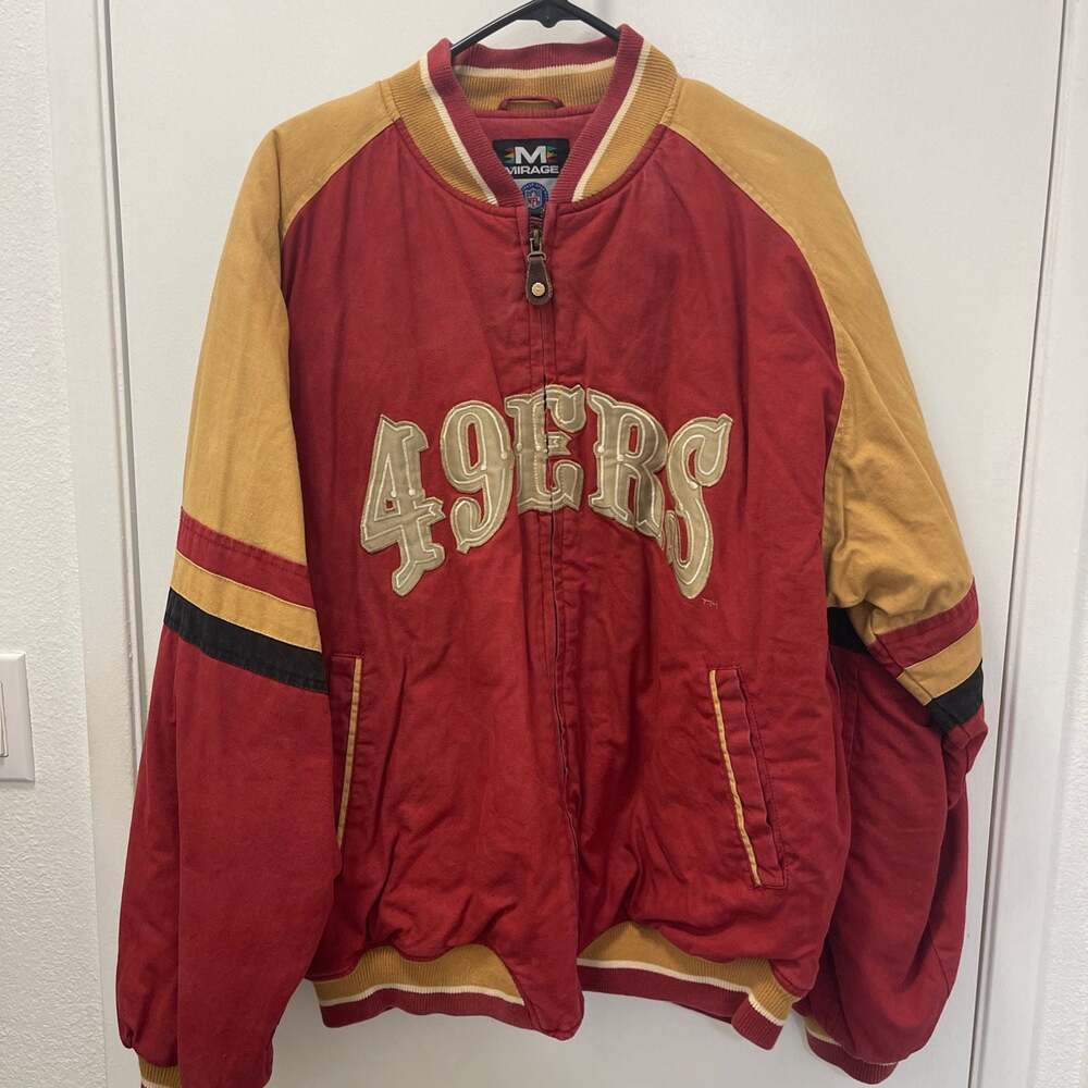 Vintage Mirage NFL San Francisco 49ers Full Zip Bomber Jacket XL